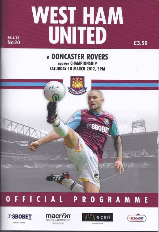 West Ham United FC v Doncaster Rovers FC